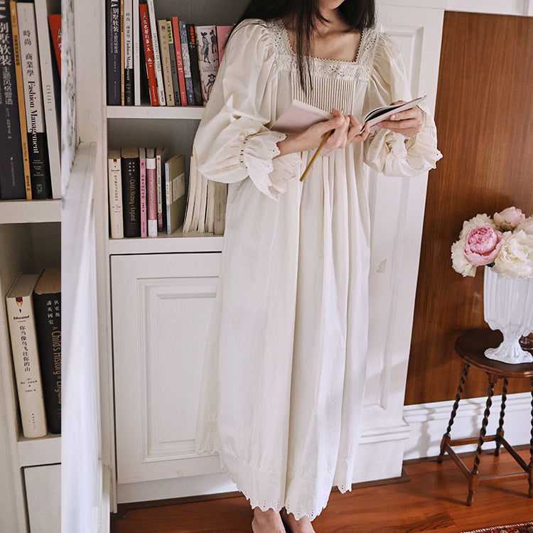 Fashion Retro French Fairy Loose Nightdress